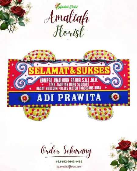 Papan Bunga Ucapan Selamat Belahantengah